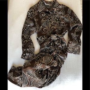 ZARA Floral Print Wrap Dress